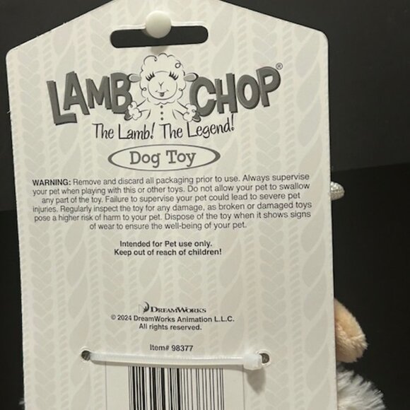 Small Lamb Chop Dog Plush Toy - Picture 5 of 6